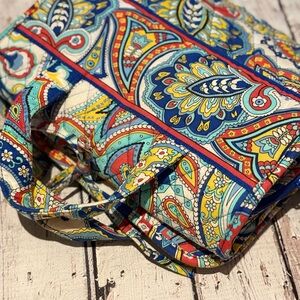 Vera Bradley Marina Paisley Hanging Cosmetic Bag